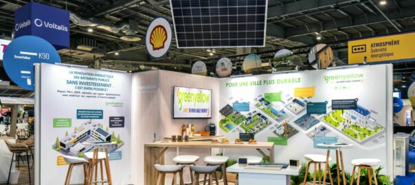 Stand Hybride Green Yellow sur le salon des maires et des collectivités locales paris 2023
